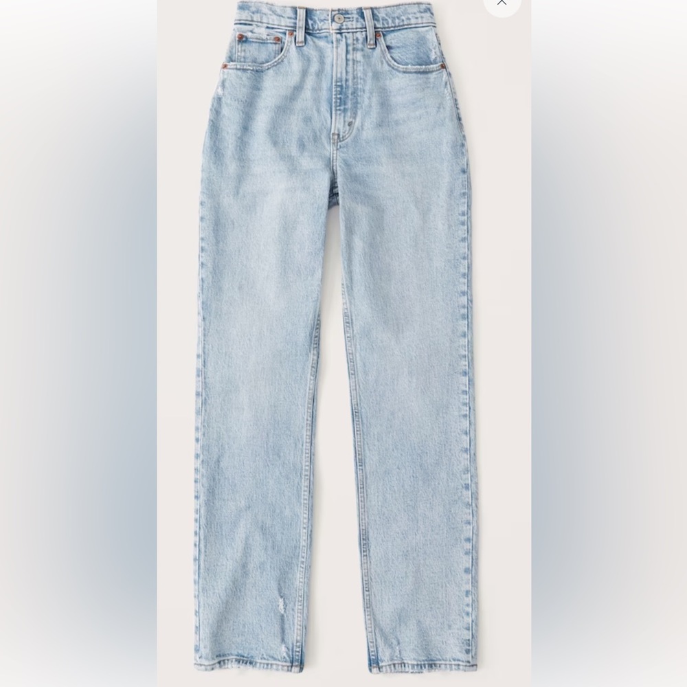 Abercrombie Curve Love Jeans - 90s Straight Leg Ultra High Rise